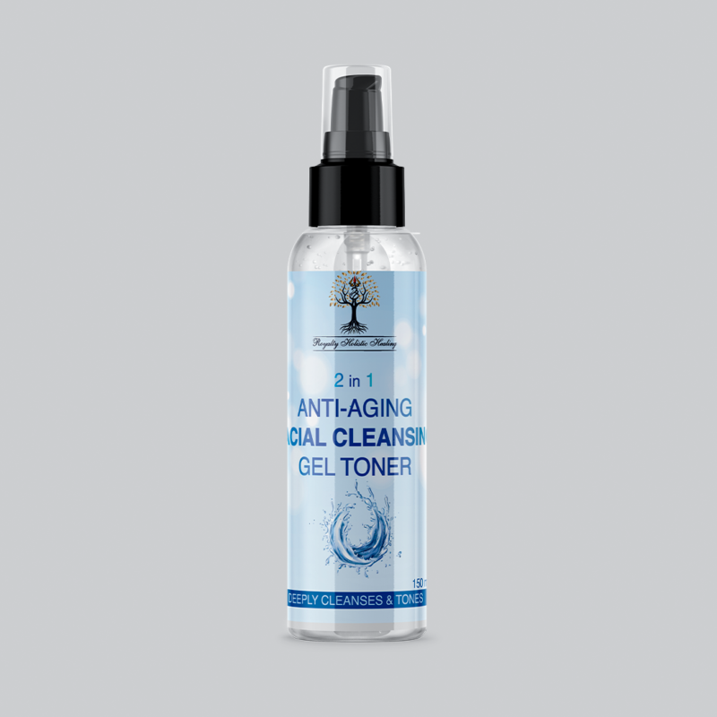 2 in 1 Anti-Aging Facial Cleansing Gel Toner