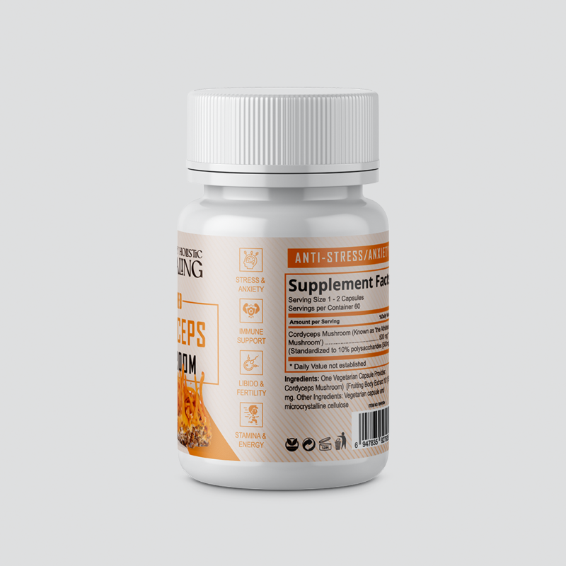 Cordyceps Mushroom Capsules 60s - Image 2